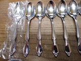 Vtg 15Pc Oneida Community Stainless Chatelaine Oval & Serving Spoon Flatware Lot