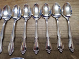 Vtg 15Pc Oneida Community Stainless Chatelaine Oval & Serving Spoon Flatware Lot