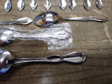 Vtg 15Pc Oneida Community Stainless Chatelaine Oval & Serving Spoon Flatware Lot