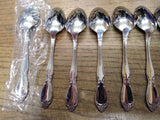 Vtg 15Pc Oneida Community Stainless Chatelaine Oval & Serving Spoon Flatware Lot