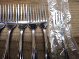 Vtg 9 Pc Oneida Community Stainless Chatelaine Dinner & Salad Fork Flatware Lot