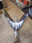 Vtg 1940's Packard Chrome Flying Swan Automobile Car Hood Ornament Rat Rod