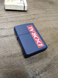 Vtg Unfired 1997 Zippo Doral Matte Blue Cigarette Lighter Minty!