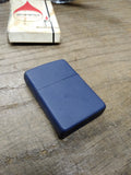 Vtg Unfired 1997 Zippo Doral Matte Blue Cigarette Lighter Minty!