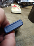 Vtg Unfired 1997 Zippo Doral Matte Blue Cigarette Lighter Minty!