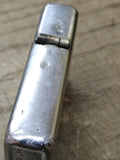 Vtg 1940's 3 Barrel Zippo Cigarette Lighter Patent #2032695 Brushed Chrome USA