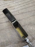 Vtg 1940's 3 Barrel Zippo Cigarette Lighter Patent #2032695 Brushed Chrome USA