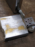 Vtg 1940's 3 Barrel Zippo Cigarette Lighter Patent #2032695 Brushed Chrome USA