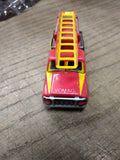 Vtg Vomag Fire Engine 13 ZZ Germany Christmas Ornament Tin Toy Fire Truck