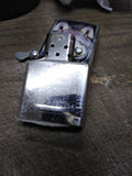 Vtg 2005 Zippo Lone Wolf Face Cigarette Lighter Chrome Working Nice Snap!