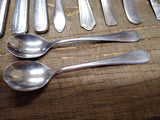 Vtg 13 Piece Assorted Flatware Lot Stainless Steel Forks Spoons Knives