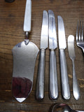 Vtg 13 Piece Assorted Flatware Lot Stainless Steel Forks Spoons Knives