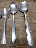 Vtg 13 Piece Assorted Flatware Lot Stainless Steel Forks Spoons Knives