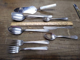 Vtg 13 Piece Assorted Flatware Lot Stainless Steel Forks Spoons Knives