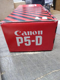 Vtg Canon P5-D Electronic Calculator Printer Instructions Working Original Box!