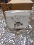 Vtg Ideal Precision Meter Co DC Volts 0-15 Panel Meter w/Box