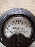 Vtg Westinghouse Analog Decibel U.S.N. Type CAY 22152 Panel Meter USA