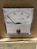Vtg Triplett 0-30 DC Volts Model 120 G Panel Meter w/Box USA