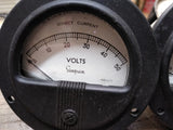 Vtg 2 Piece Lot Simpson Electrical Volts DC 0-50 Panel Meter Made In USA