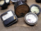 Vtg 4pc Panel Meter Parts Repair Lot Shurite Columbia Readrite General Electric