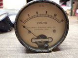 Vtg 4pc Panel Meter Parts Repair Lot Shurite Columbia Readrite General Electric