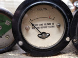 Vtg 3pc Panel Meter Parts Repair Lot ADEMCO Weston US Navy Type 22353
