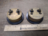 Vtg 2 Piece Parts Repair Lot Triplett Volts DC 50-0-50 Panel Meter Made In USA