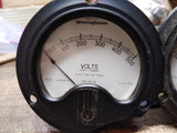 Vtg 2 Pc Parts Repair Lot Westinghouse Volts DC + Microamperes Panel Meter USA