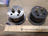 Vtg 2 Pc Parts Repair Lot Westinghouse Volts DC + Microamperes Panel Meter USA