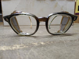 Vtg 1940's AO American Optical Safety Glasses Goggles Side Mesh USA Nice Shape!