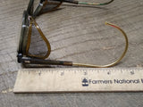 Vtg 1940's AO American Optical Safety Glasses Goggles Side Mesh USA Nice Shape!