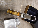 Vtg 1991 Zippo Cigarette Lighter Bucks Antlers Brass Emblem MD On Back wBox Nice