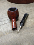 Vtg Arlington Imported Briar Smoking Tobacco Pipe Apple Body With Stinger Nice!