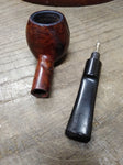 Vtg Arlington Imported Briar Smoking Tobacco Pipe Apple Body With Stinger Nice!