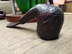Vtg Brooks 699 Bent Billiard Imported Briar Rusticated Smoking Tobacco Pipe Ital