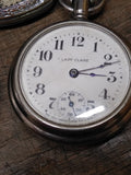 Vtg 3 Pc Pocket Watch Parts and Repair Lot Firefly, Solomax Cadillac, New Haven