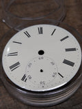 Vtg 3 Pc Pocket Watch Parts Repair Lot Civic Fidelis Movements Porcelain Dials