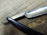 Vtg Antique B M & Co #67 Germany w/Jimps Hollow Ground Straight Edge Razor
