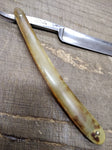 Vtg Bengall Made In England Hollow Ground Straight Edge Razor Celluloid Scales