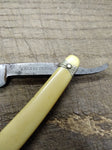 Vtg East Federal Hollow Ground Straight Edge Razor Fancy Scales Youngstown Ohio