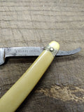 Vtg East Federal Hollow Ground Straight Edge Razor Fancy Scales Youngstown Ohio