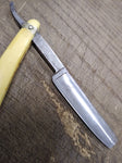 Vtg East Federal Hollow Ground Straight Edge Razor Fancy Scales Youngstown Ohio