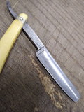 Vtg East Federal Hollow Ground Straight Edge Razor Fancy Scales Youngstown Ohio