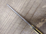 Vtg East Federal Hollow Ground Straight Edge Razor Fancy Scales Youngstown Ohio