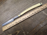 Vtg East Federal Hollow Ground Straight Edge Razor Fancy Scales Youngstown Ohio