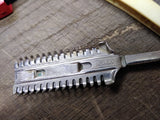 Vtg Durham Duplex Hair Trimming & Thinning Barbers Straight Razor w/Case