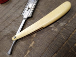 Vtg Durham Duplex Hair Trimming & Thinning Barbers Straight Razor w/Case