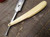 Vtg Durham Duplex Hair Trimming & Thinning Barbers Straight Razor w/Case