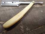 Vtg Durham Duplex Hair Trimming & Thinning Barbers Straight Razor w/Case