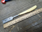 Vtg Durham Duplex Hair Trimming & Thinning Barbers Straight Razor w/Case
